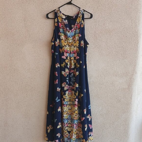 Reborn Dresses & Skirts - Reborn Blue and Pink Halter Maxi Sundress